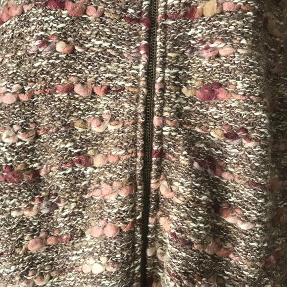 eureka by Chritos Garkinos Mauve, White & Plum Zip-Up Jacket Size 2X - Picture 6 of 12